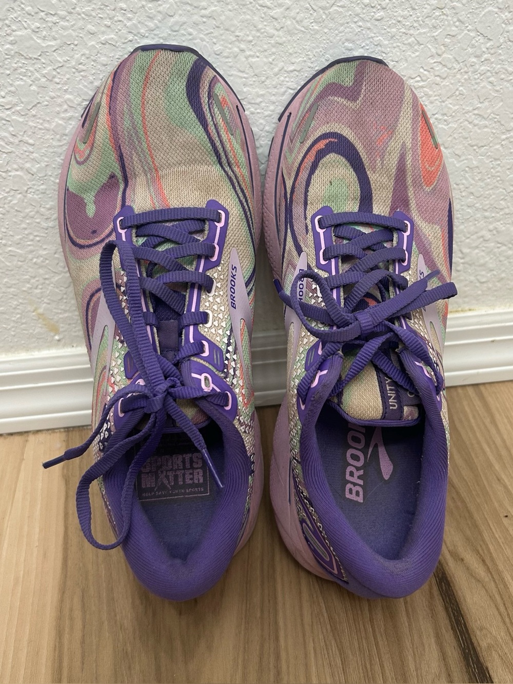Women’s Brooks Ghost 14 Empower Her Collection Size 9 Running Shoes Light Purple